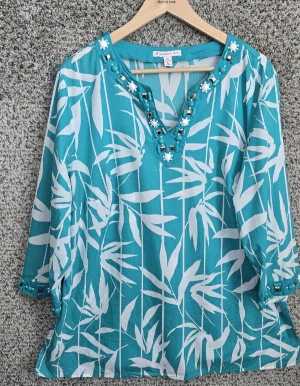 JM Collection Top Womens 18W